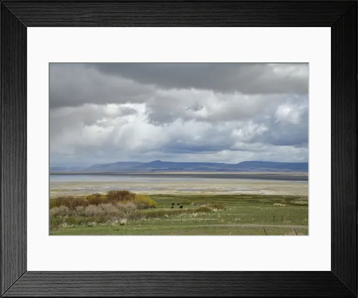 Framed Print : Summer Lake