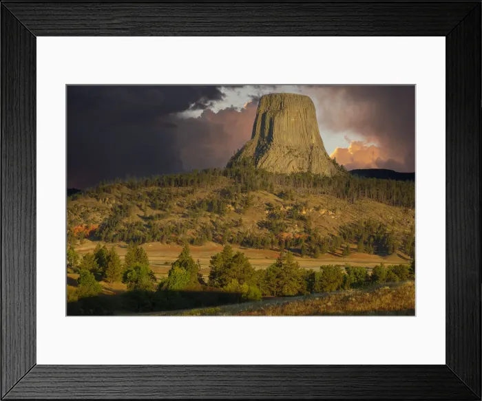 Framed Print : Devils Tower Framed Print : Devils Tower