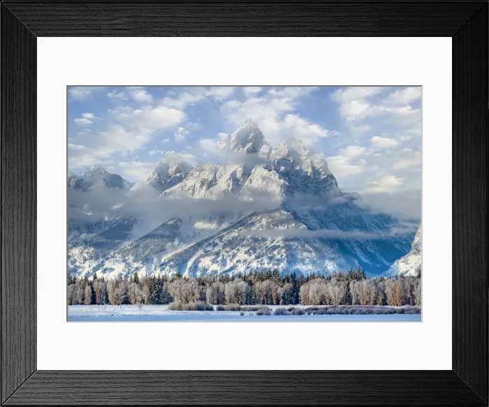 Framed Print : Tetons. USA, Rocky Mountains, Wyoming, Grand Teton, National Park
