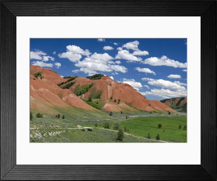 Framed Print : Gros Ventre Road