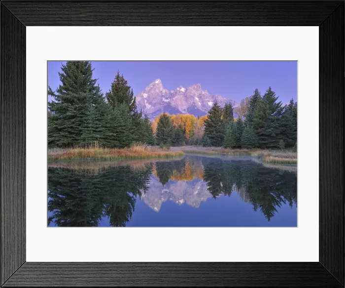 Framed Print : Autumn. USA, Rocky Mountains, Wyoming, Grand Teton