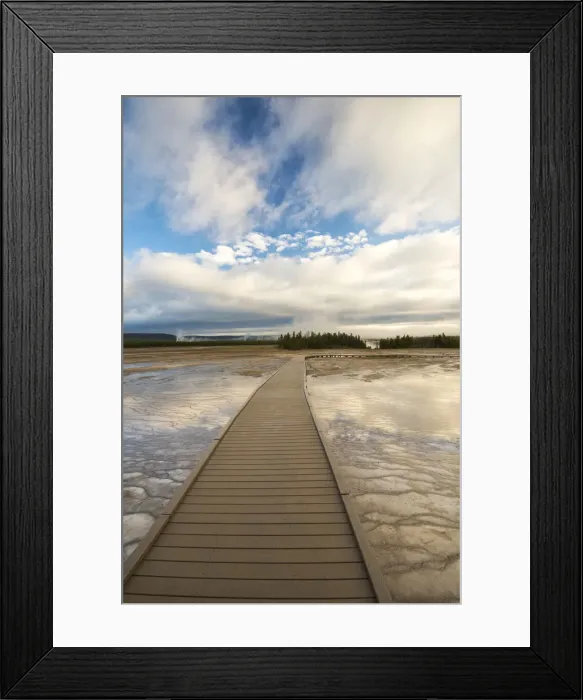 Framed Print : Wyoming. USA, Rocky Mountains, Wyoming, Yellowstone National Park