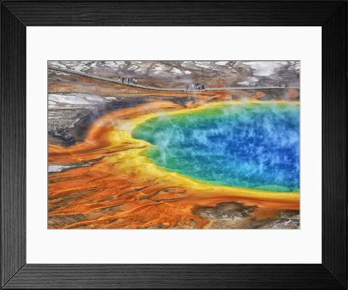 Framed Print : Grand Prismatic Spring, Yellowstone