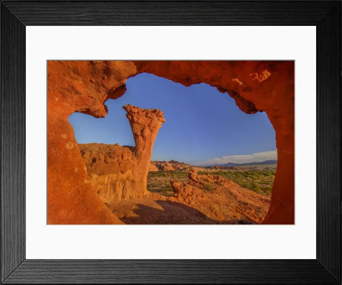 Framed Print : Red Rock Canyon, Quebrada de las Conchas, Cafayate, Salta, Argentina, South America