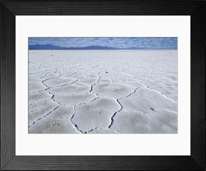 Framed Print : Salt Flat. South America, Argentina, argentinian