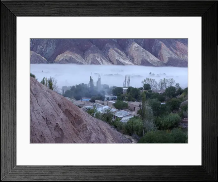 Framed Print : Salta. South America, Argentina, Jujuy, Humahuaca, Maimara, Quebra Humahuaca