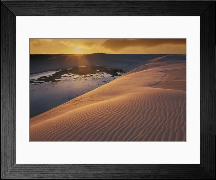 Framed Print : Lencois. South America, Brazil, Maranhao, Barreirinhas