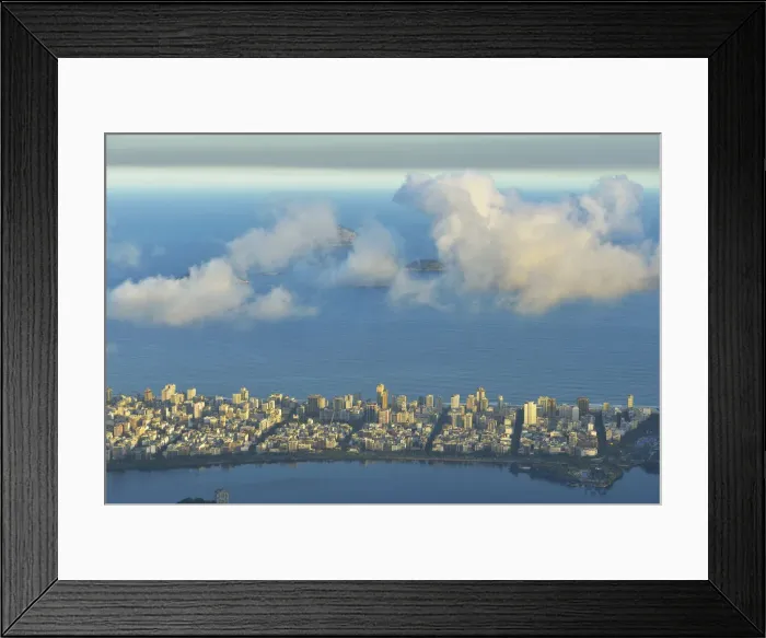 Framed Print : Rio. South America, Brazil, Rio de Janeiro, Corcovado, coast view Framed Print : Rio. South America, Brazil, Rio de Janeiro, Corcovado, coast view