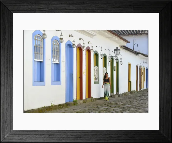 Framed Print : Paraty. South America; Brazil; Rio de Janeiro; Paraty