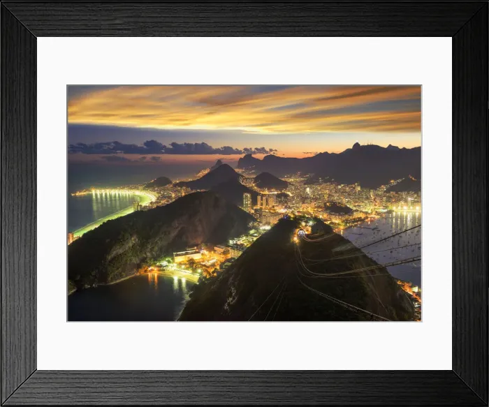 Framed Print : Rio. South America; Latin America; Rio; Rio de Janeiro; Pao De Azucar;