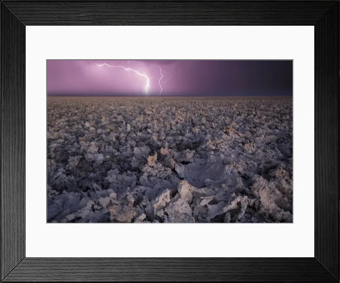 Framed Print : Altiplano Lighning