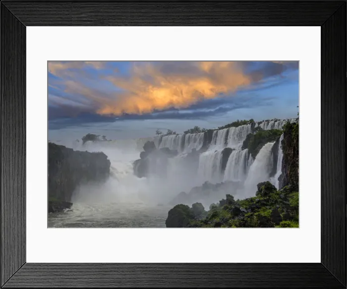 Framed Print : Iguazu. South America; Argentina; Argentinien; Misiones; Iguazu National Park; waterfall