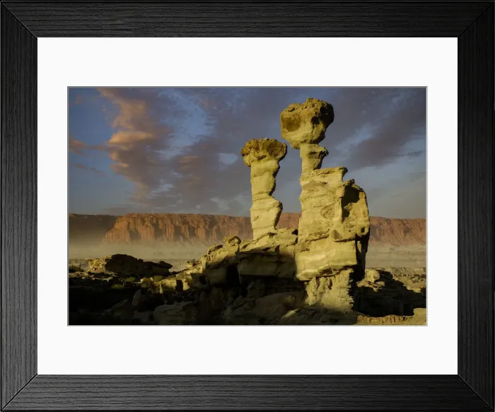 Framed Print : Hoodoo. South America, Argentina, San Juan, San Augustin de Valle Fertil