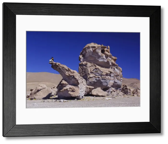 Framed Print : Chile. Monjes de la Pacana, Altiplano near San Pedro de Atacama