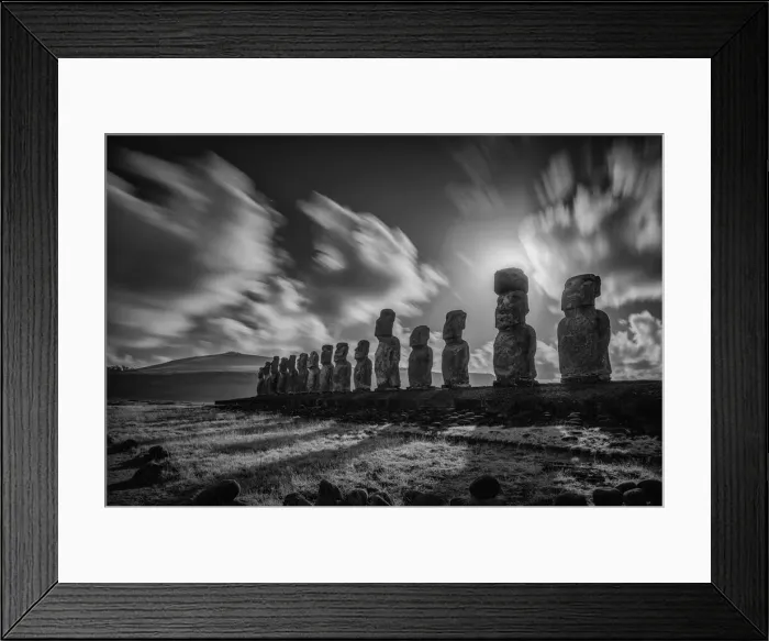Framed Print : Easter Island