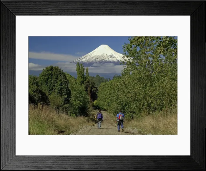 Framed Print : Chile Volcano