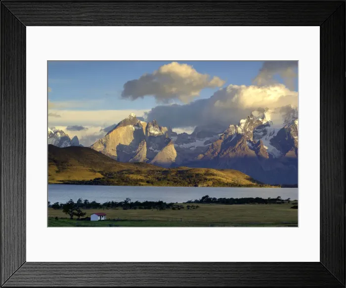 Framed Print : Torrres. South America; Chile; Patagonia; Torres del Paine, Laguna Verde Framed Print : Torrres. South America; Chile; Patagonia; Torres del Paine, Laguna Verde