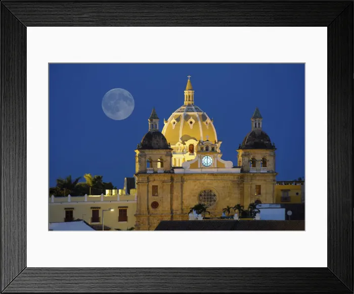 Framed Print : Cartagena. South America; Colombia; Department Bolivar; Cartagena; Old