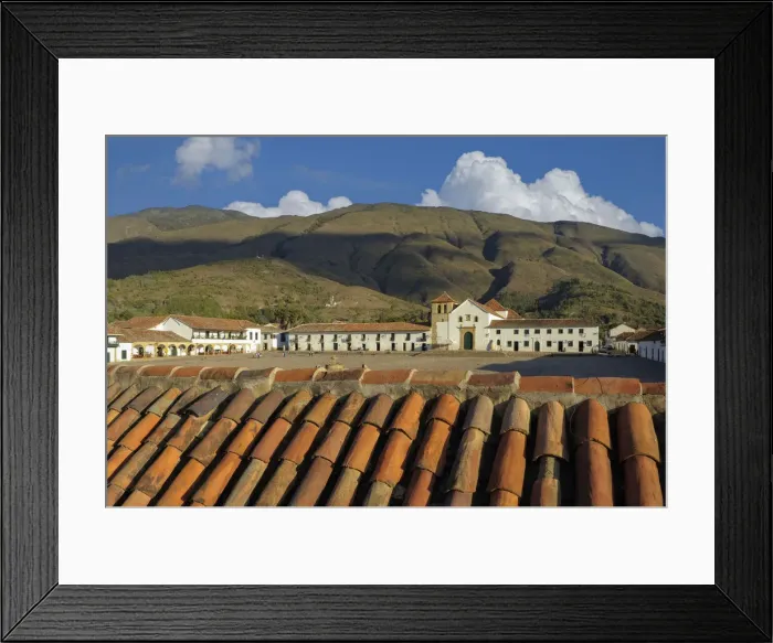 Framed Print : Colombia. South America; Latin America; Colombia; colombian; Department Boyaca