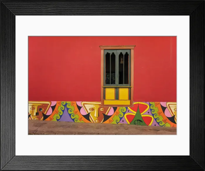 Framed Print : Color. South America; Latin America; Colombia; Department Boyaca; Raquira