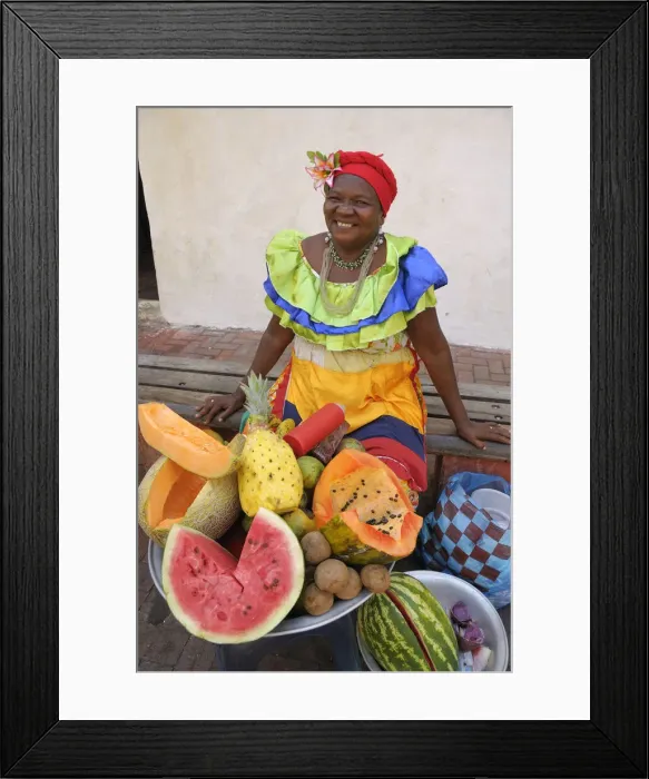 Framed Print : Fruit Vendor Framed Print : Fruit Vendor