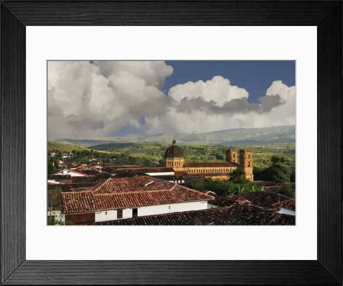 Framed Print : Colombia. South America, Colombia, Barichara, Colonial town Framed Print : Colombia. South America, Colombia, Barichara, Colonial town