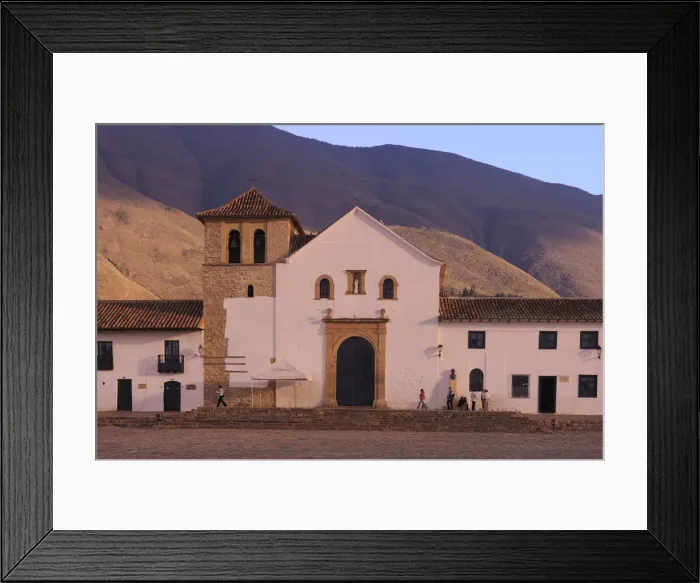 Framed Print : Colonial Town