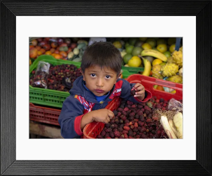 Framed Print : Fruit market Framed Print : Fruit market