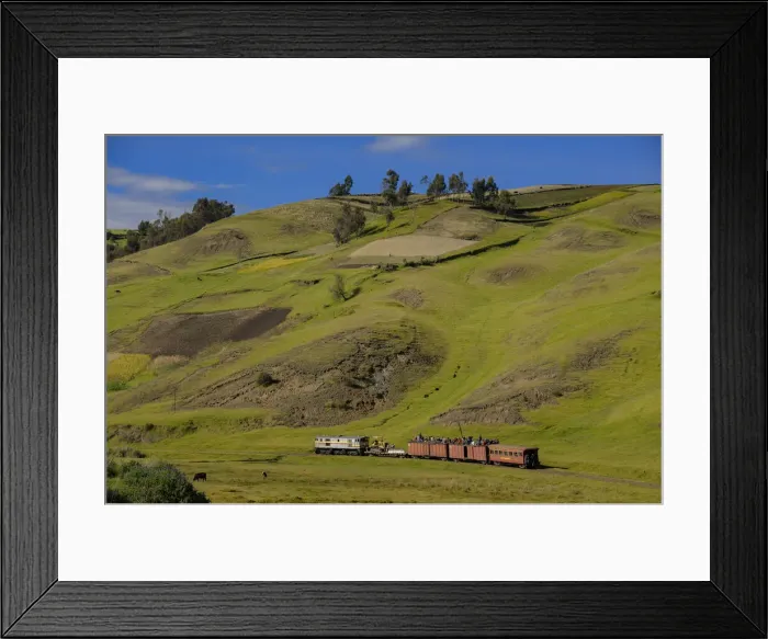 Framed Print : Devils Nose Train