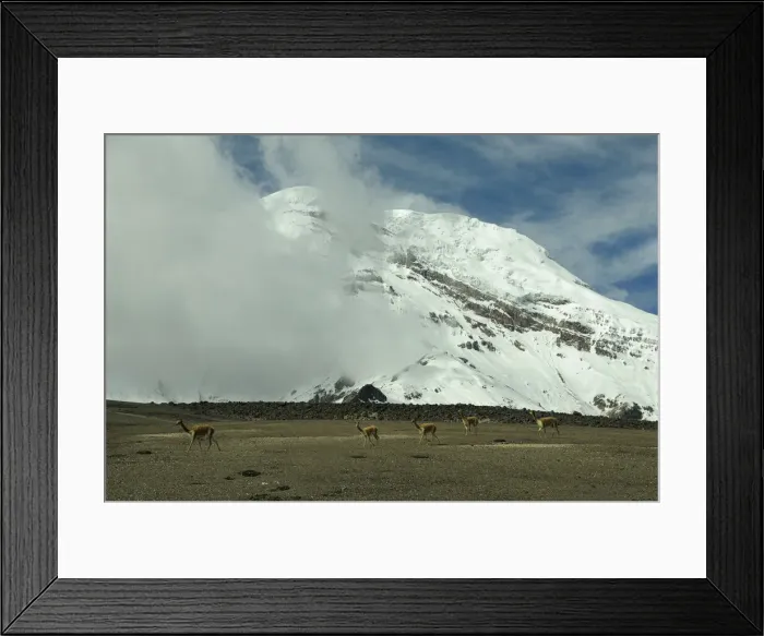 Framed Print : Ecuador Peak Framed Print : Ecuador Peak