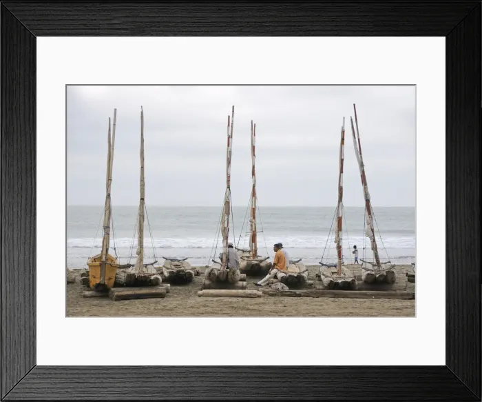 Framed Print : Playas. South America; Ecuador; province of Guayas, Playas