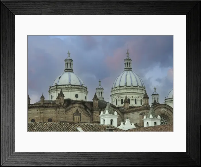 Framed Print : Cuenca. Ecuador, Cuenca, Cathedral