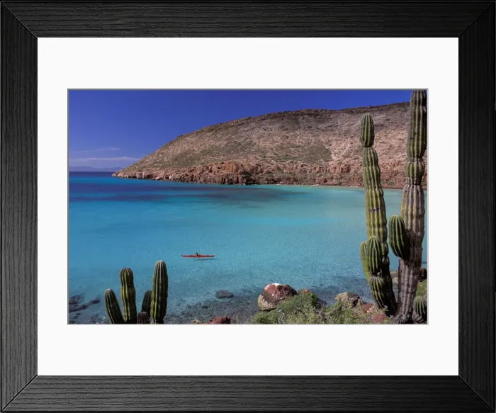 Framed Print : La Paz. Mexico; Baja California Sur; La Paz; Gulf of California; Isla Espiritu Santo;