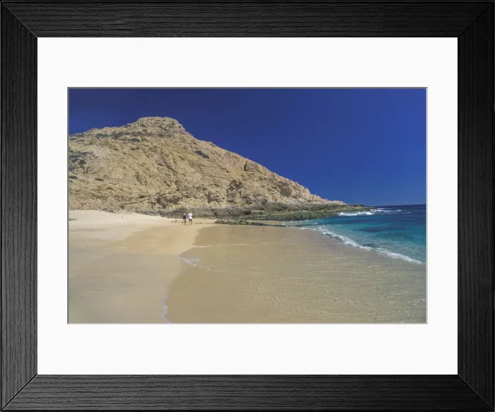 Framed Print : Beach. Mexico, Los Cabos; Baja California; Santa Maria Bay; Framed Print : Beach. Mexico, Los Cabos; Baja California; Santa Maria Bay;