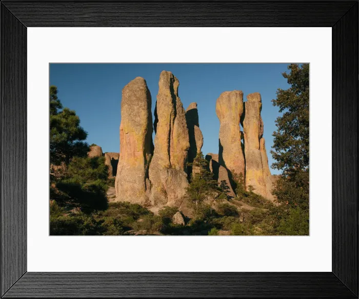 Framed Print : Sierra Madre Rocks