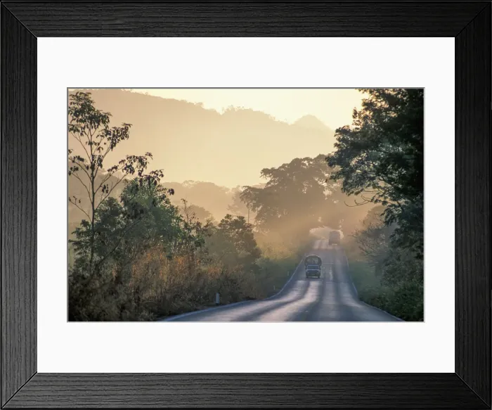 Framed Print : Road to Bonampak