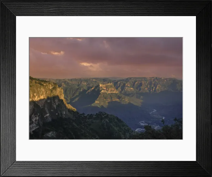Framed Print : Urique Canyon