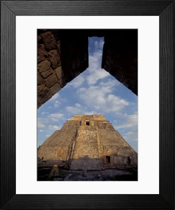 Framed Print : Uxmal. North America; Mexico; Yucatan; Maya Site; Archeological Site; Uxmal;