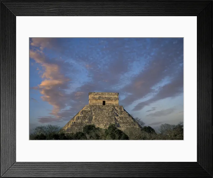 Framed Print : Maya. North America; Mexico; Pre-Hispanic City of Chichen Itza; UNESCO