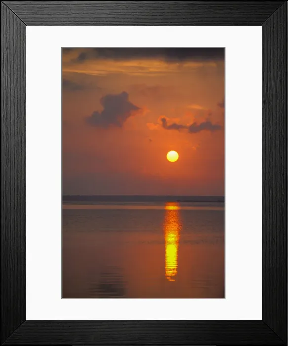 Framed Print : Bacalar. Mexico; Quintana Roo; Yucatan Peninsula, Riviera Maya, Bacalar, sunrise