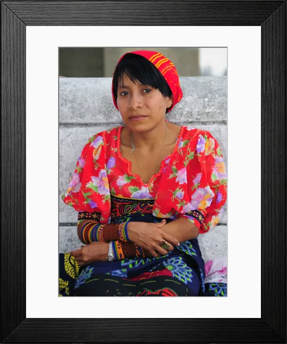 Framed Print : Kuna. Central America, Panama, Caribbean, San Blas Archipelago; Kuna Indian Territory Framed Print : Kuna. Central America, Panama, Caribbean, San Blas Archipelago; Kuna Indian Territory