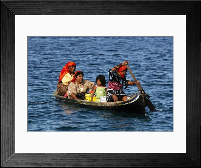 Framed Print : Cuna Indians