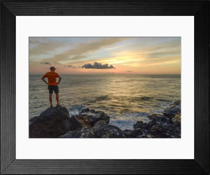 Framed Print : Hawaii. South Pacific, USA, Hawaii, Hawaiian, Big Island, Kona Coast