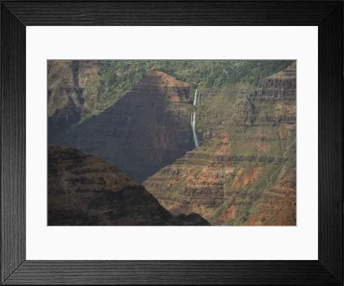 Framed Print : Kauai. USA, South Pacific, Hawaii, Kauai, Waimea canyon