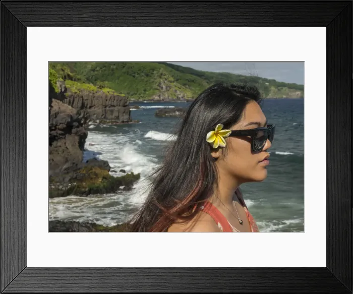 Framed Print : Maui. USA, Hawaii, Maui, Hana, USA, Hawaii, Maui, Hana, Oheo Gulch, MR 0439