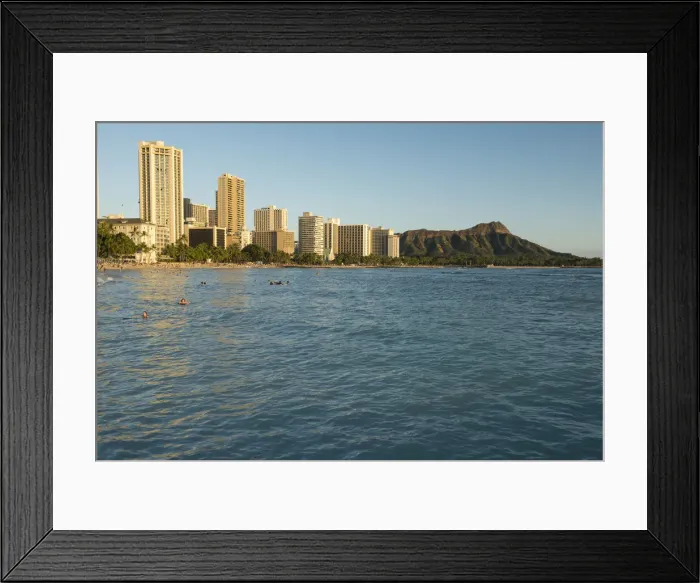 Framed Print : Oahu. USA, Hawaii, Oahu, Waikiki Framed Print : Oahu. USA, Hawaii, Oahu, Waikiki