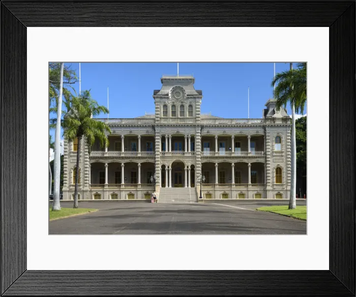 Framed Print : Hawaii. USA, Hawaii, Oahu, HonoluluUSA, Hawaii, Oahu, Honolulu, Iolani Palace Framed Print : Hawaii. USA, Hawaii, Oahu, HonoluluUSA, Hawaii, Oahu, Honolulu, Iolani Palace