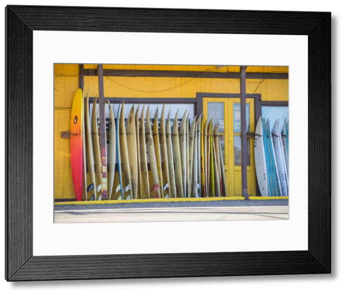 Framed Print : Hawaii. USA, Hawaii, OahuUSA, Hawaii, Oahu, North Shore, Haleiwa