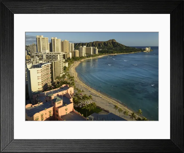Framed Print : Hawaii. USA, Hawaii, Oahu, Honolulu, Waikiki, USA, Hawaii, Oahu, Honolulu, Waikiki