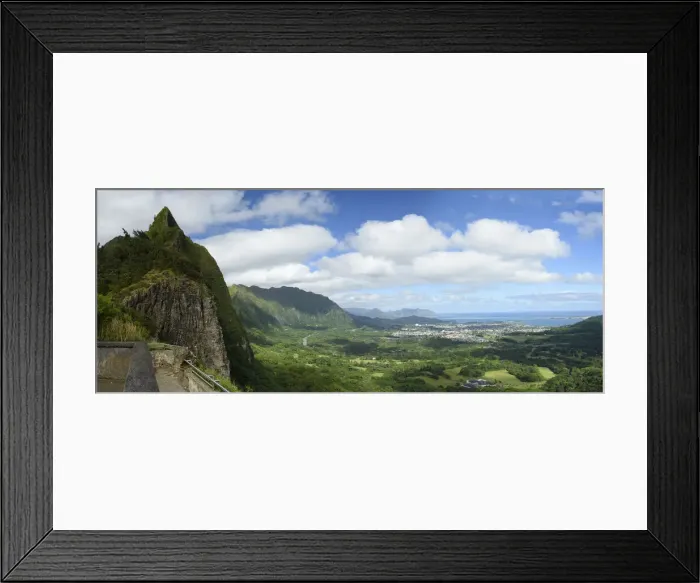 Framed Print : Hawaii. USA, Hawaii, Oahu, Honolulu, Nu uani pali Lookout Framed Print : Hawaii. USA, Hawaii, Oahu, Honolulu, Nu uani pali Lookout